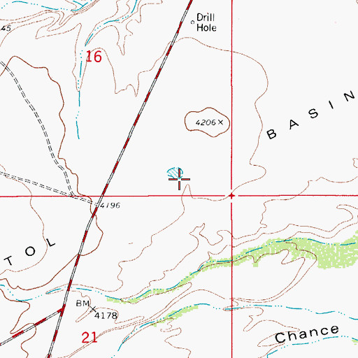 Topographic Map of Sotol Basin, NM