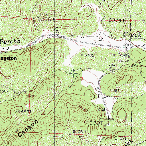 Topographic Map of Southwest Canyon, NM