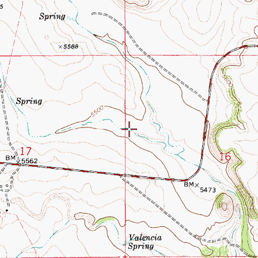 Topographic Map of Spear Draw, NM