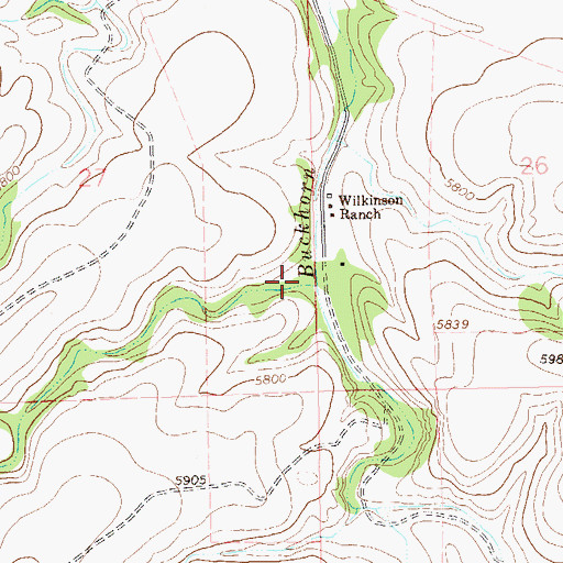 Topographic Map of Sprague Canyon, NM
