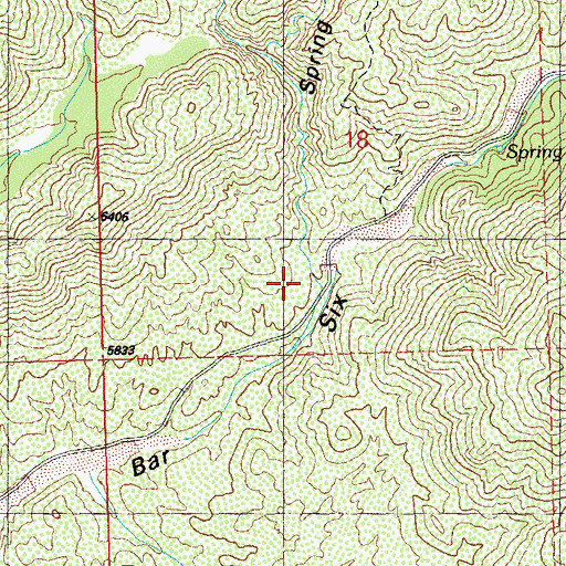 Topographic Map of Spring Canyon, NM