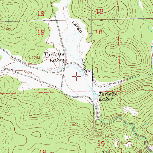 Topographic Map of Spur Trail Draw, NM
