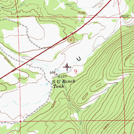 Topographic Map of Spurgeon Draw, NM