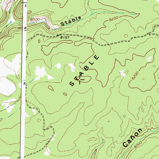 Topographic Map of Stable Mesa, NM