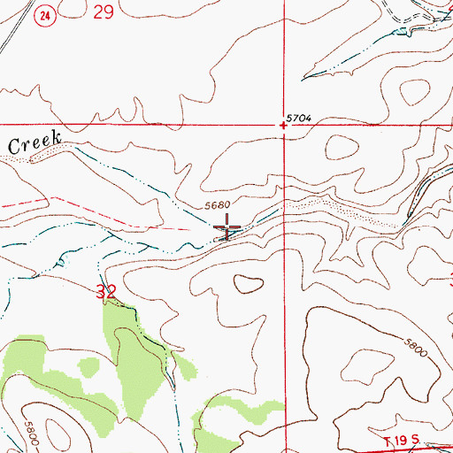 Topographic Map of Stephens Draw, NM