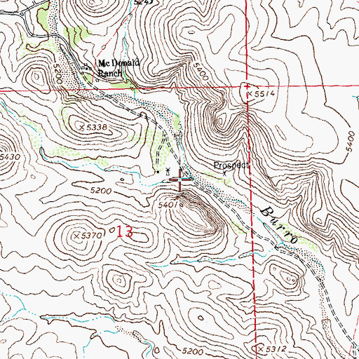 Topographic Map of Still Canyon, NM