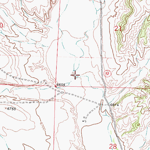Topographic Map of Stone Canyon, NM