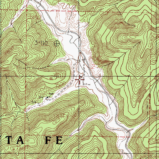 Topographic Map of Syphers Ranch, NM