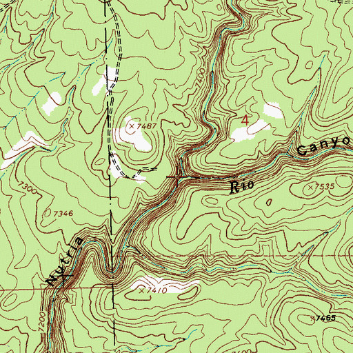 Topographic Map of Tampico Draw, NM