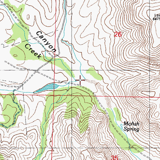 Topographic Map of Taylor Creek, NM