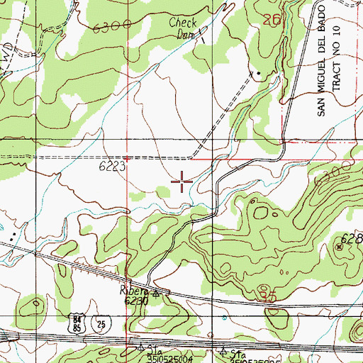 Topographic Map of Telephone Canyon, NM