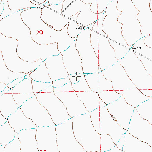 Topographic Map of Thompson Canyon, NM