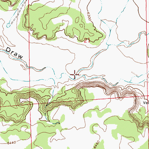 Topographic Map of Thompson Draw, NM