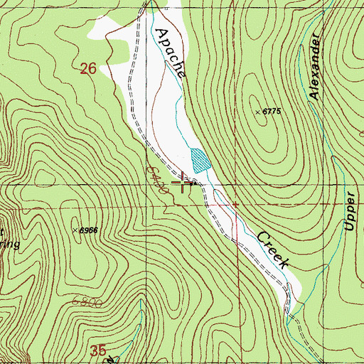 Topographic Map of Thygerson Ranch, NM