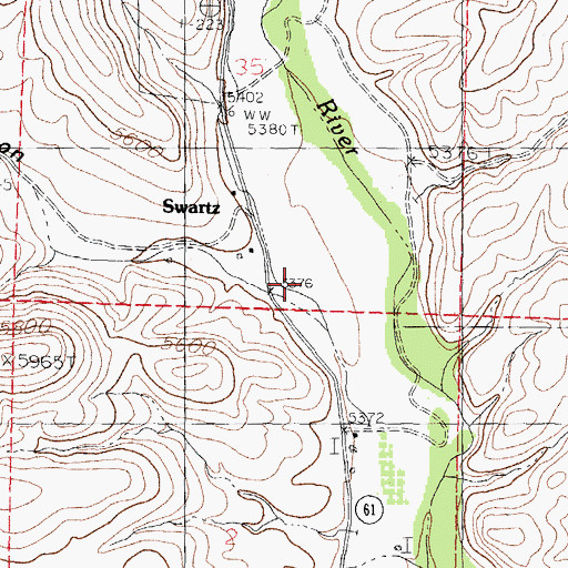 Topographic Map of Tom Brown Canyon, NM