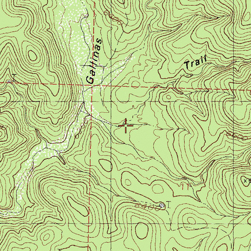 Topographic Map of Trail Canyon, NM