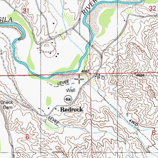 Topographic Map of Trusdale Canyon, NM