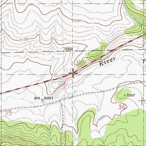 Topographic Map of Tularosa Canyon, NM