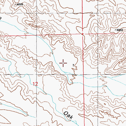 Topographic Map of Turner Windmill, NM