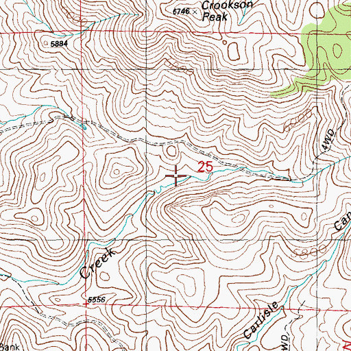 Topographic Map of Utah Bill Well, NM