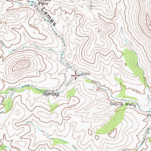 Topographic Map of Walnut Canyon, NM
