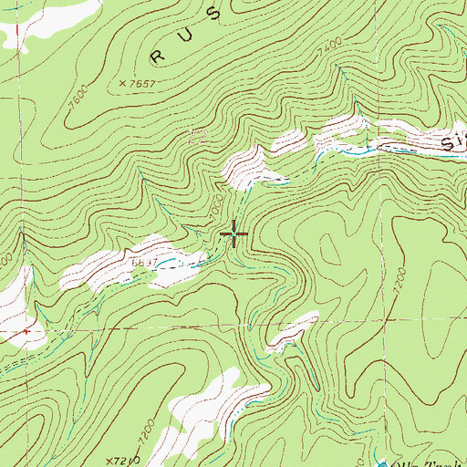 Topographic Map of West Sign Camp Canyon, NM
