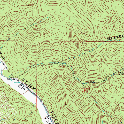 Topographic Map of West Telephone Canyon, NM