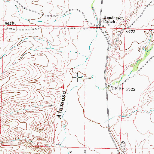 Topographic Map of Whitewater Canyon, NM