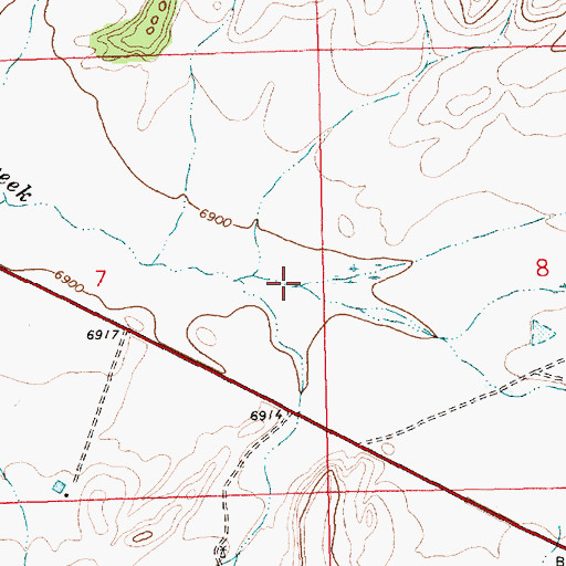 Topographic Map of Wilbur Wadley Draw, NM