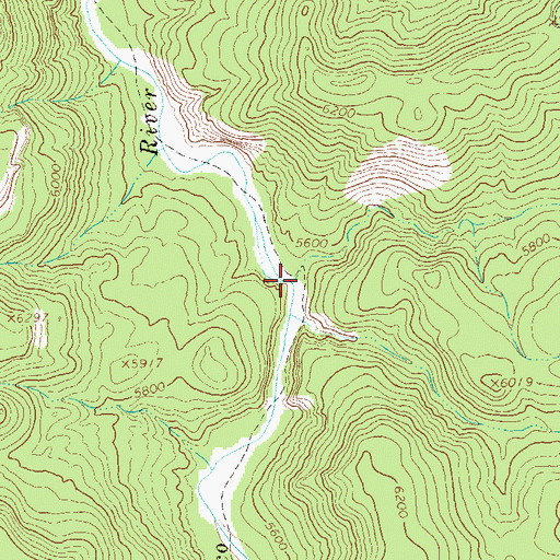 Topographic Map of Willow Spring Canyon, NM