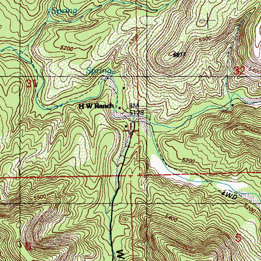 Topographic Map of Windmill Canyon, NM