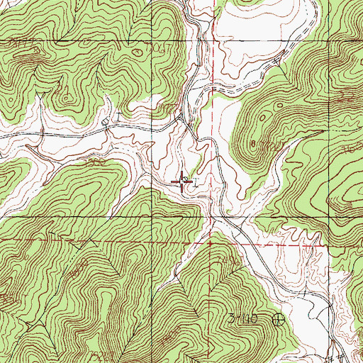 Topographic Map of Wolf Draw, NM