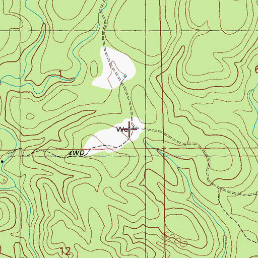 Topographic Map of Wood Yard Windmill, NM