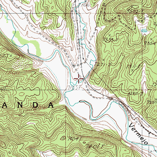 Topographic Map of York Canyon, NM
