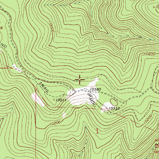 Topographic Map of Gallegos Park, NM