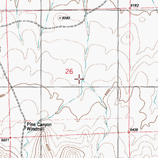 Topographic Map of Goat Canyon, NM