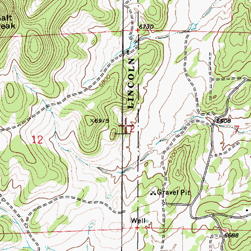 Topographic Map of Marfield Well, NM