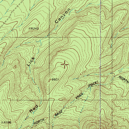 Topographic Map of Kelly Canyon, NM