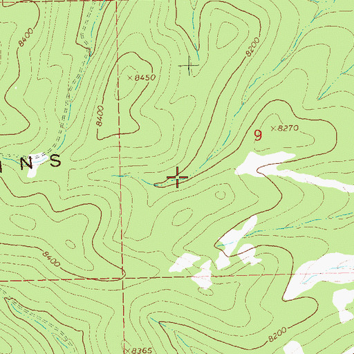 Topographic Map of Houghton Tank, NM