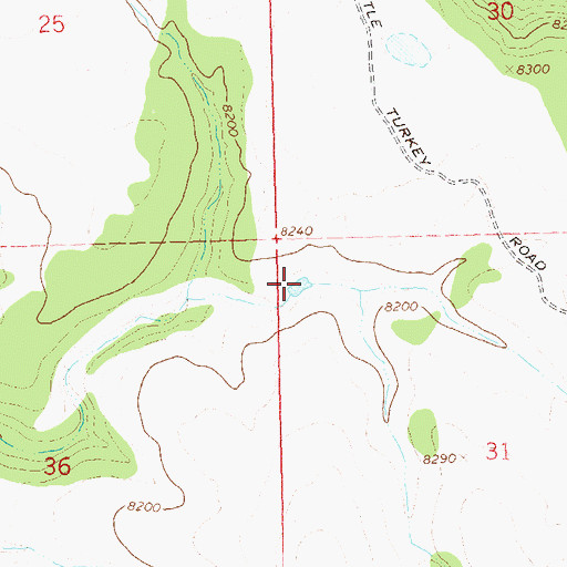 Topographic Map of Scrub Oak Tank, NM