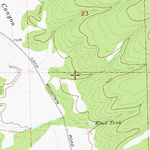 Topographic Map of Chris Tank, NM