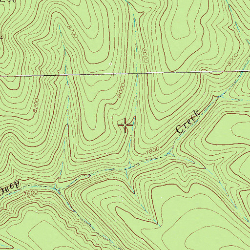 Topographic Map of Bull Pasture Tank, NM