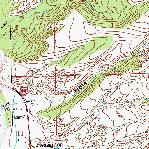 Topographic Map of Muddy Tank, NM