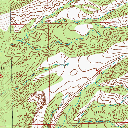 Topographic Map of CCC Tank, NM
