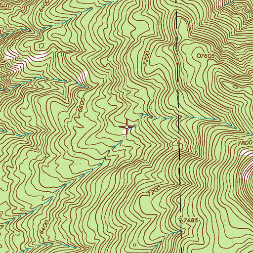 Topographic Map of Hunters Tank, NM