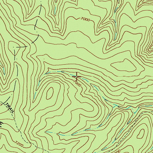 Topographic Map of Monument Tank, NM