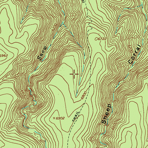 Topographic Map of Paradise Tank, NM