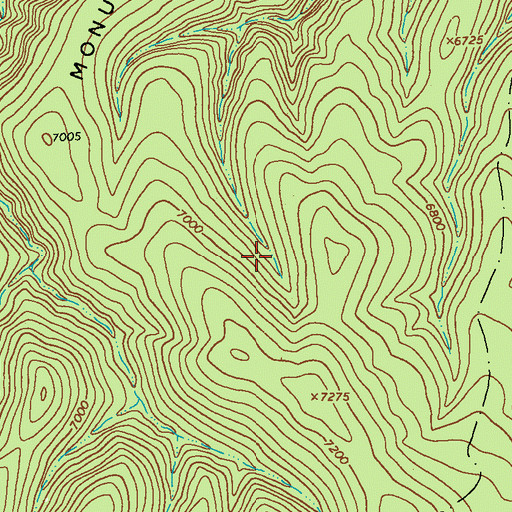 Topographic Map of Panther Tank, NM