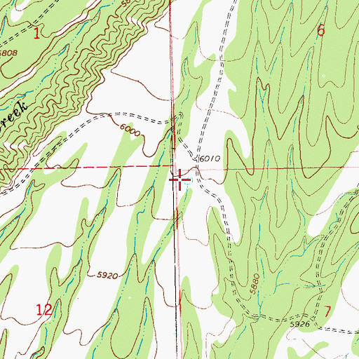 Topographic Map of Sacaton South Tank, NM