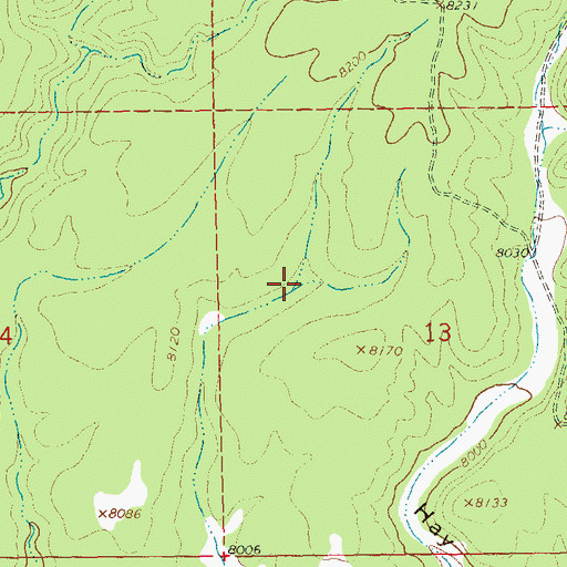 Topographic Map of West Elk Tank, NM